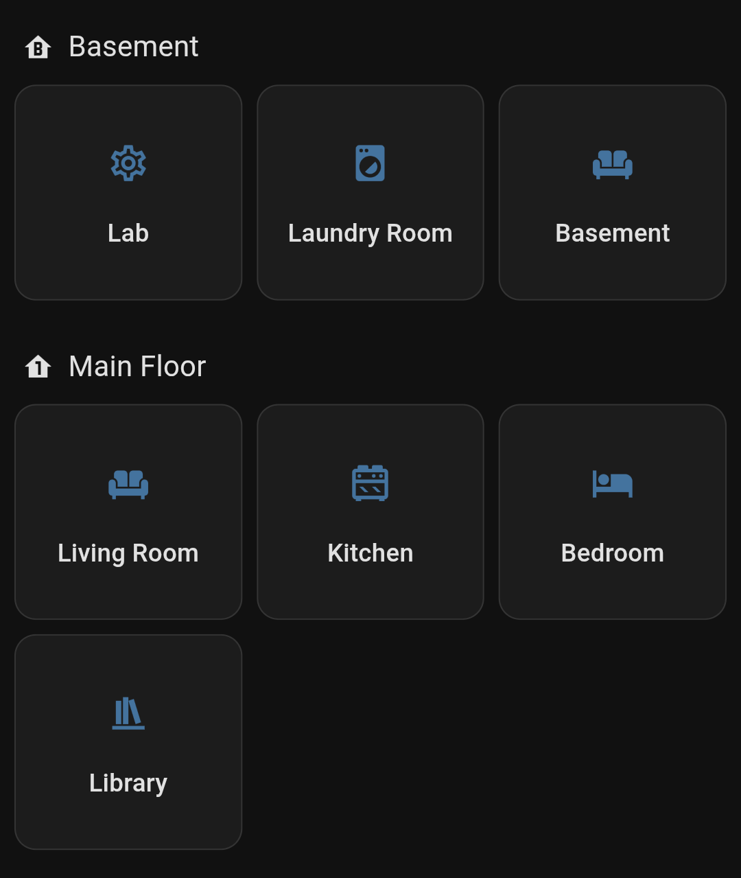Basic Home Assistant Dashboard